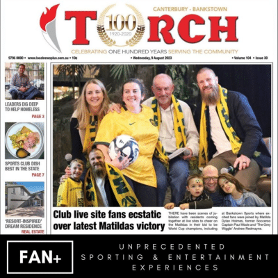 Paul Wade Make Front Cover Of Torch Newspaper